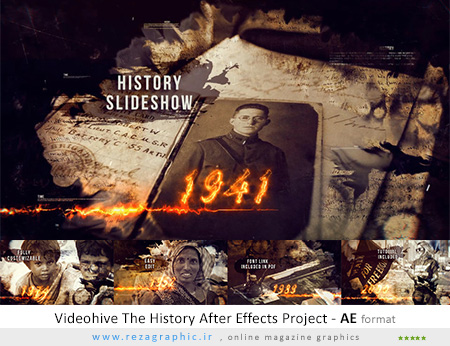 پروژه آماده افترافکت تاریخ - Videohive The History After Effects Project